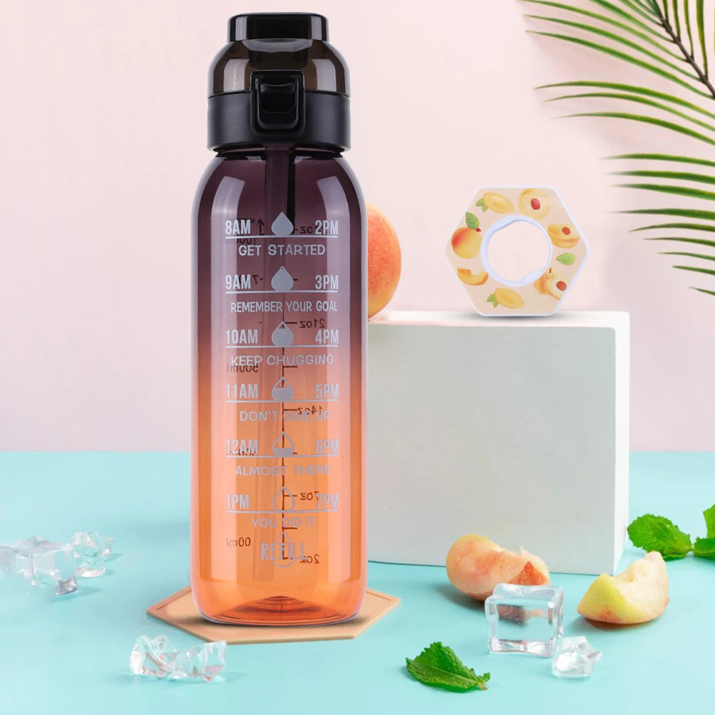 1000ml Air Flavored Water Bottle Scent Up Water Cup Sports Water Bottle For Outdoor Fitness Fashion Water Cup With Flavor Pods