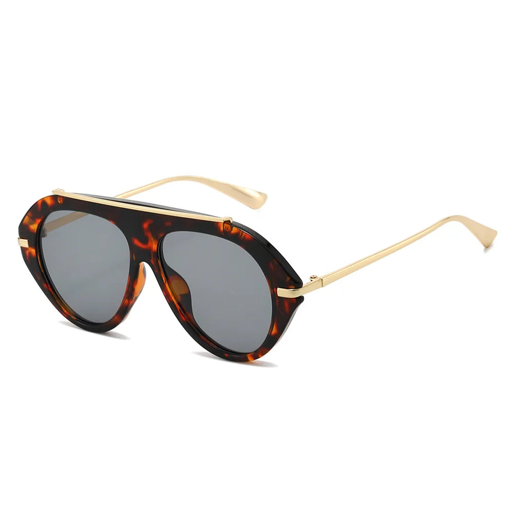 Oversized Retro 70s Pilot Sunglasses | Stylish Vintage Shades