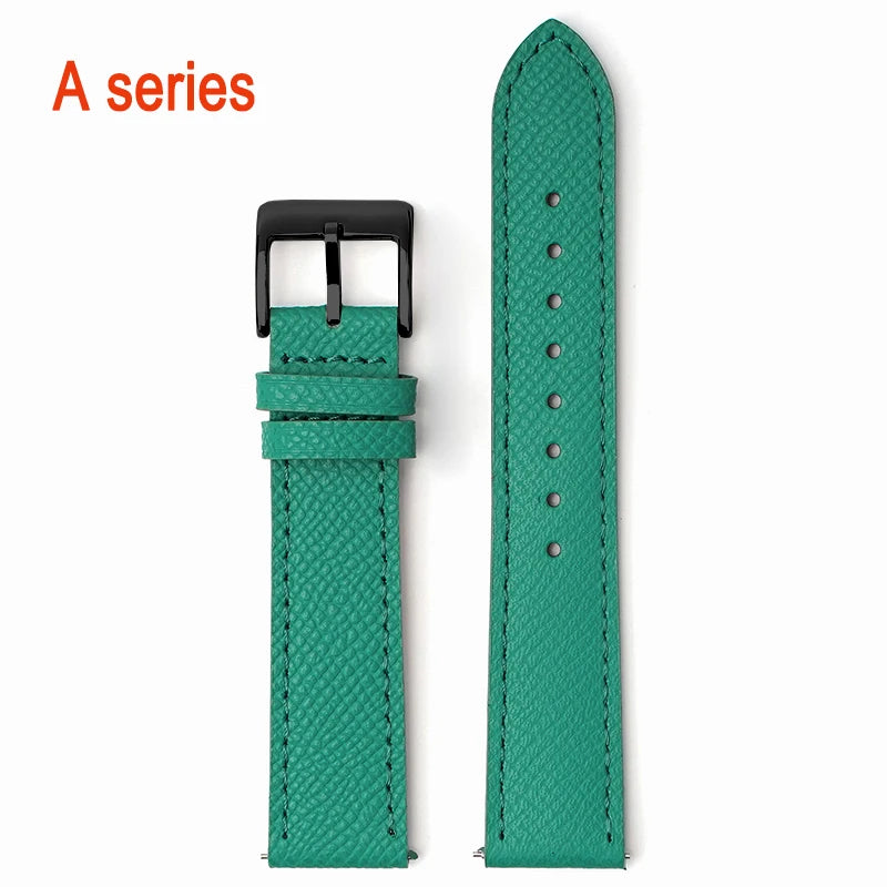 Calfskin Leather Watch Strap | Quick Release, Handmade Design