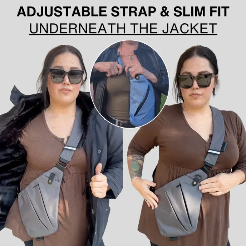 Large Capacity Tactical Chest Bag | Multi-Pocket Shoulder Bag