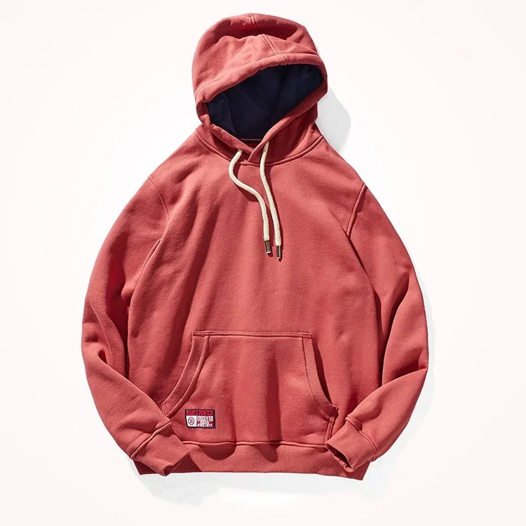 Men's Fashionable Hooded Pullover | Cozy Multi-Color Sports Top