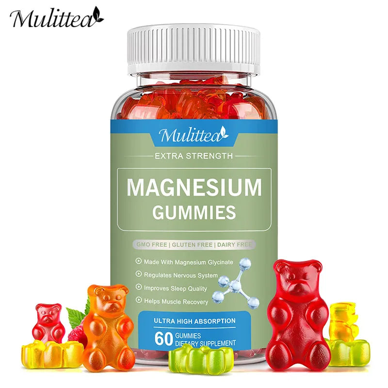 High Absorption Magnesium Taurine Gummies for Muscle Support