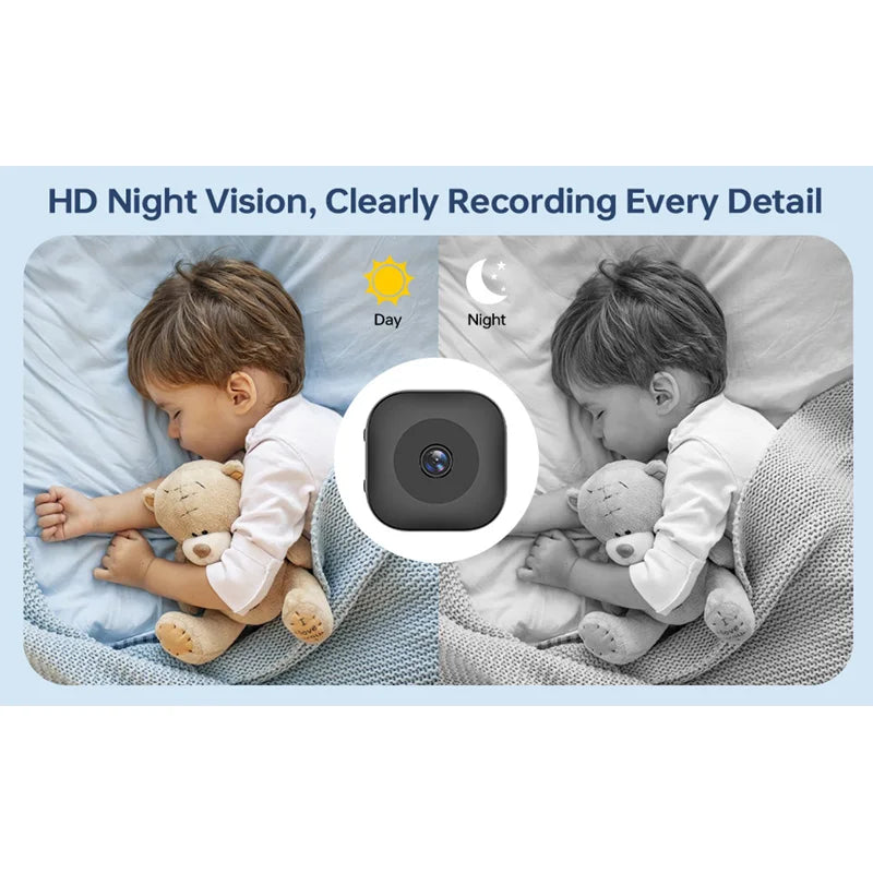 Smart 4K Mini Camera | Full Color Night Vision & Motion Detection