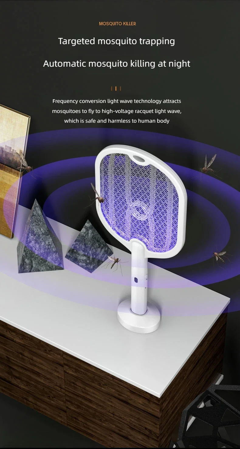 3000V Electric Mosquito Swatter with USB Charging | Pest Control