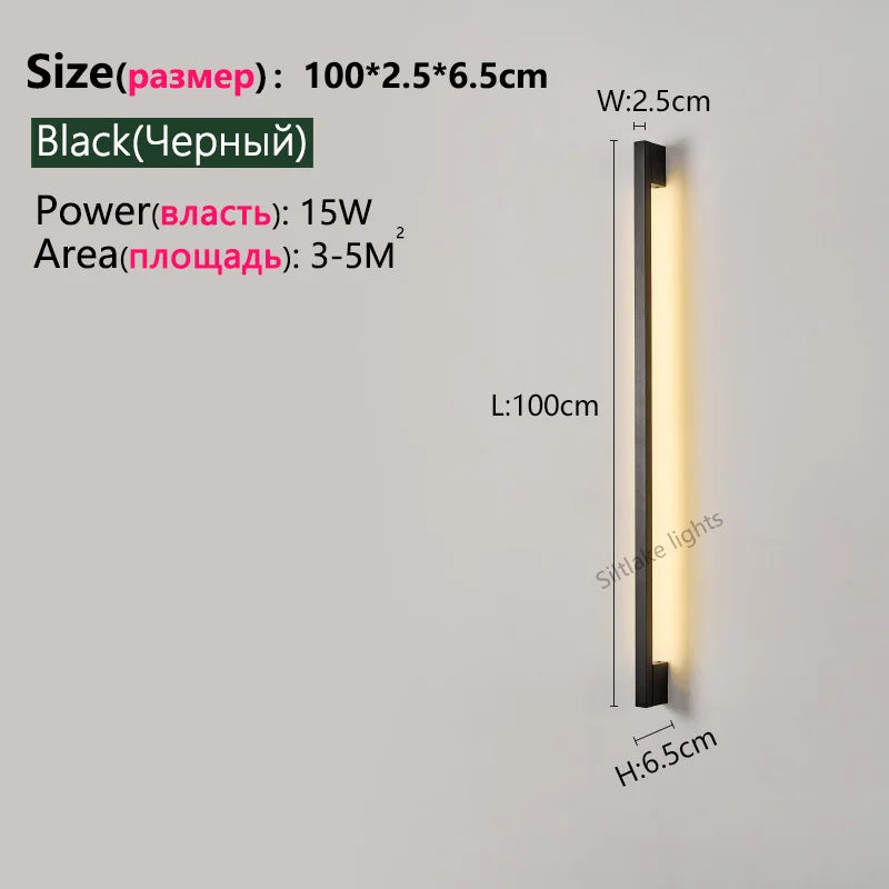 Lámparas de pared LED nórdicas modernas | Elegante decoración de iluminación interior