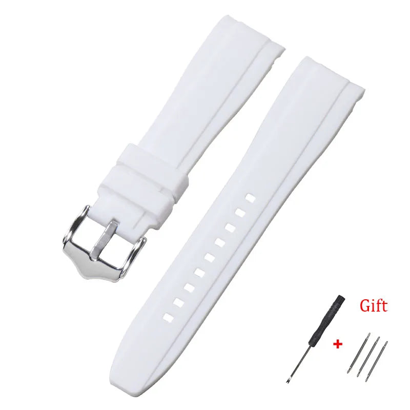 High Quality Silicone Watch Band | 20mm & 22mm Waterproof Straps