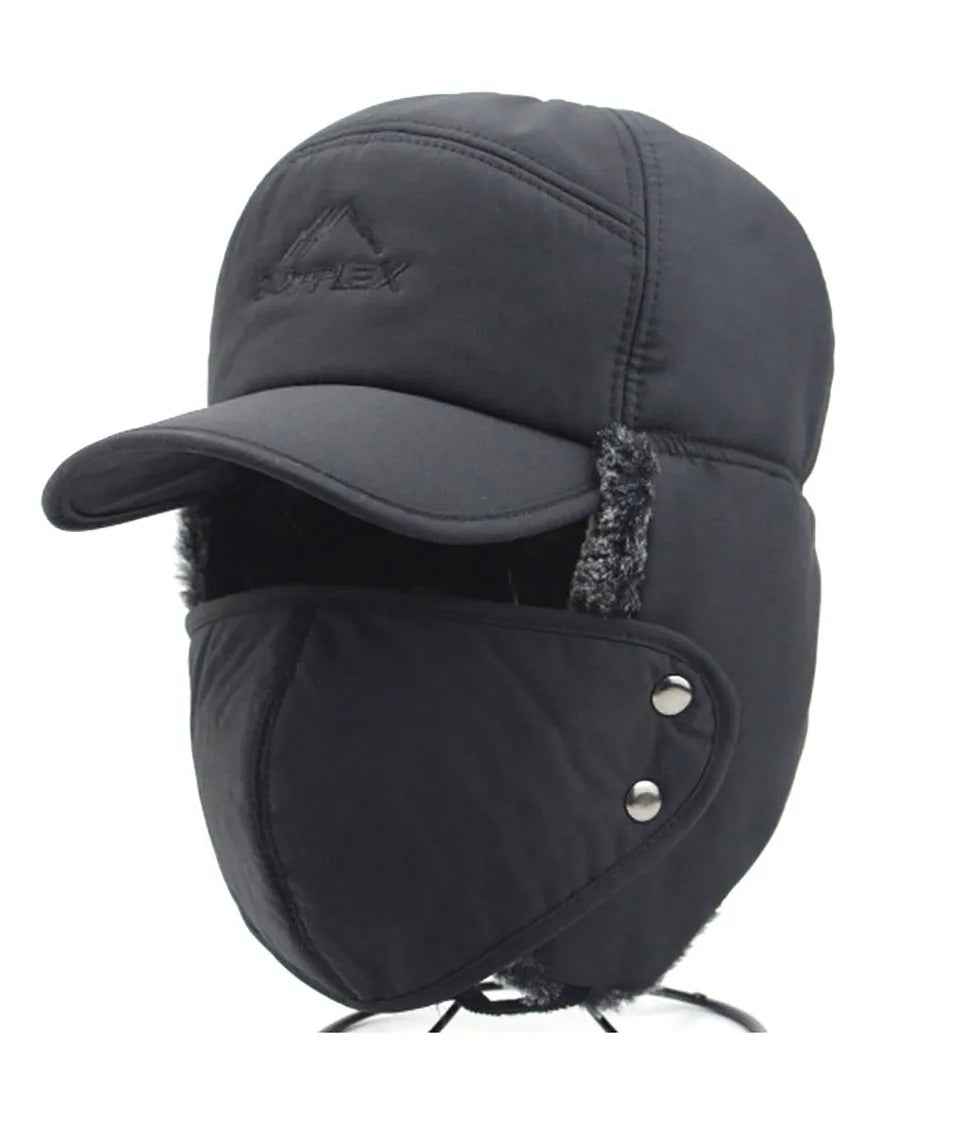 Unisex Thickened Velvet Winter Hat | Warm and Windproof Bomber Cap