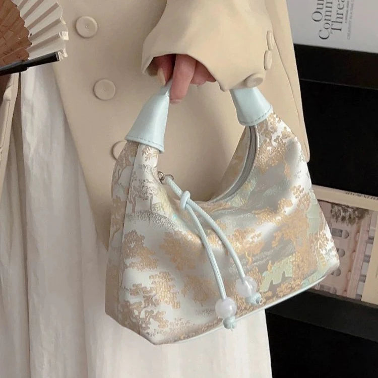 Bolso de mano bordado elegante de estilo chino | Bandolera versátil