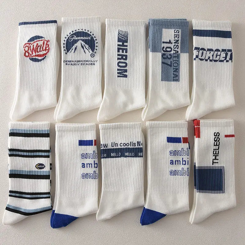 Trendy Unisex Cartoon Cotton Crew Socks | Comfort Meets Style