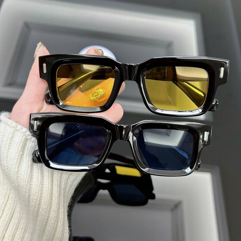 Trendy Square Sunglasses for Men & Women | Luxury Vintage Style