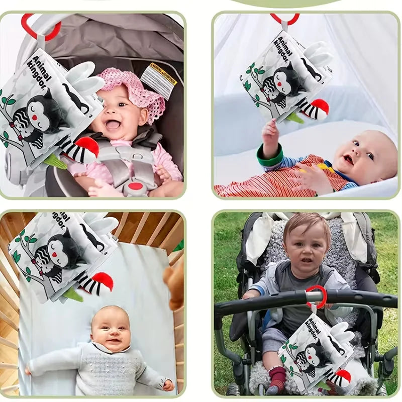 Soft Baby Cloth Animal Book | Engaging Sensory Learning Toy