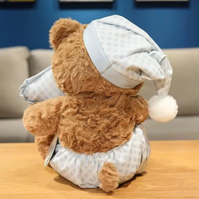 Cute Pajama Teddy Bear Plush Toy | Soft 40cm Sleep Companion 2026