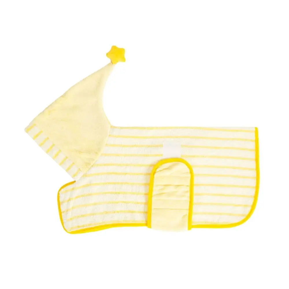 Cute Quick-Drying Dog Bathrobe | Absorbent Puppy Robe for Pets
