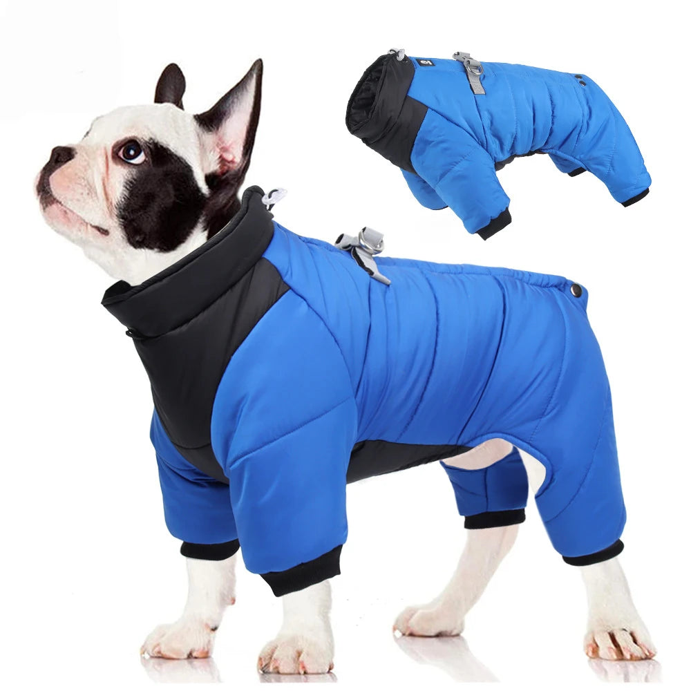 Waterproof Dog Jumpsuit Coat | Warm Winter Clothing for Pets