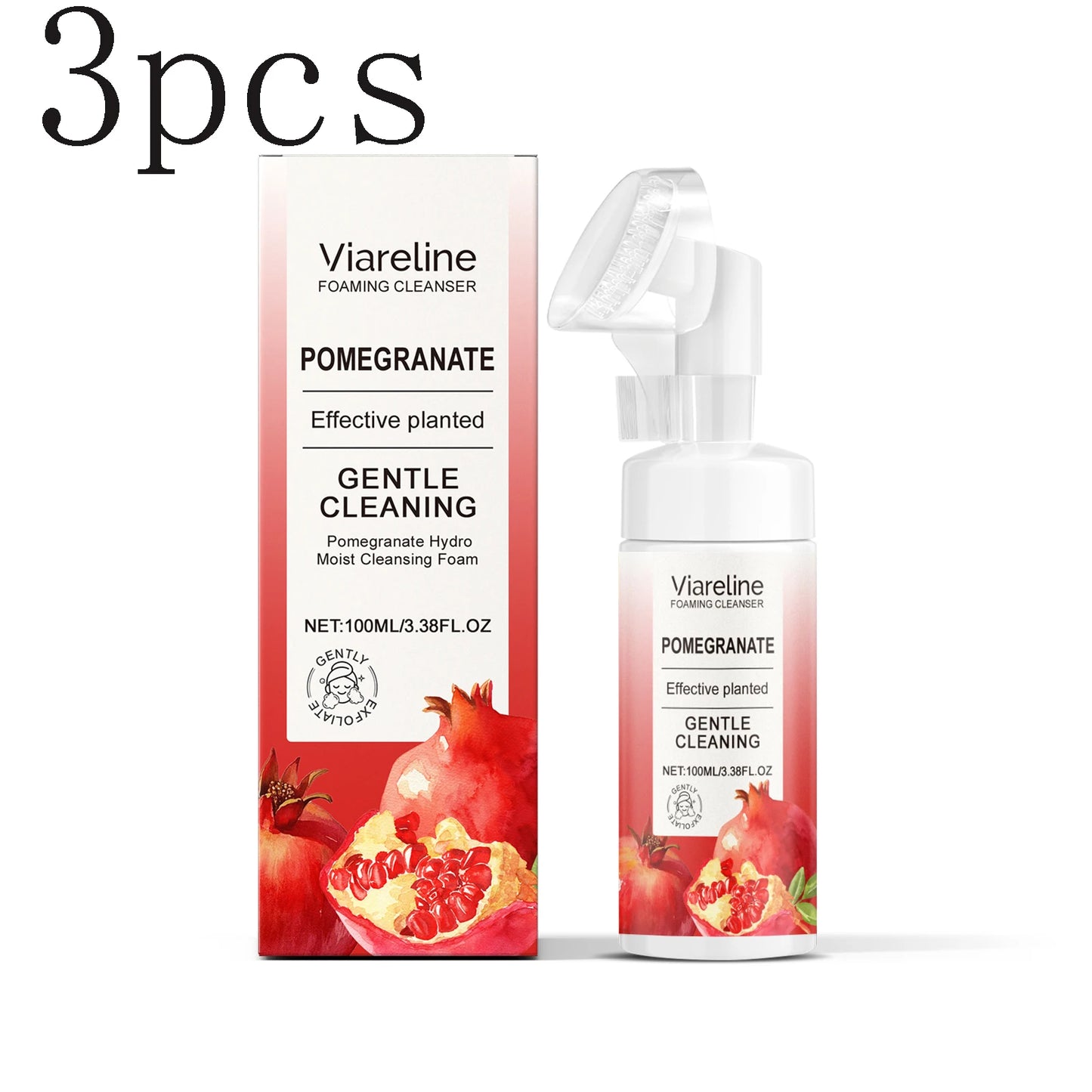 Gentle Pomegranate Foaming Facial Cleanser | Refreshing Cleanser