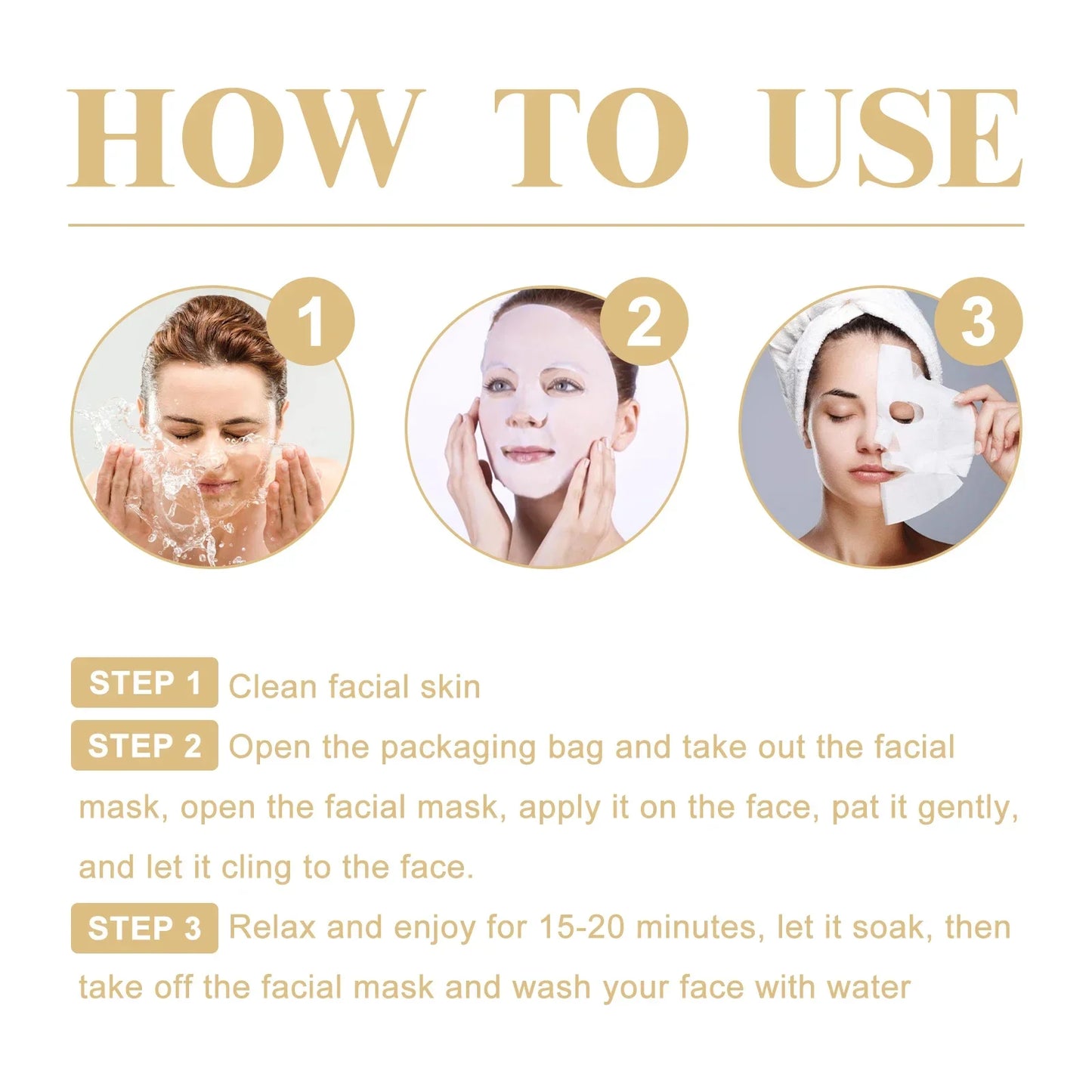 Anti-Aging Collagen Facial Mask | Fade Fine Lines & Firm Skin
