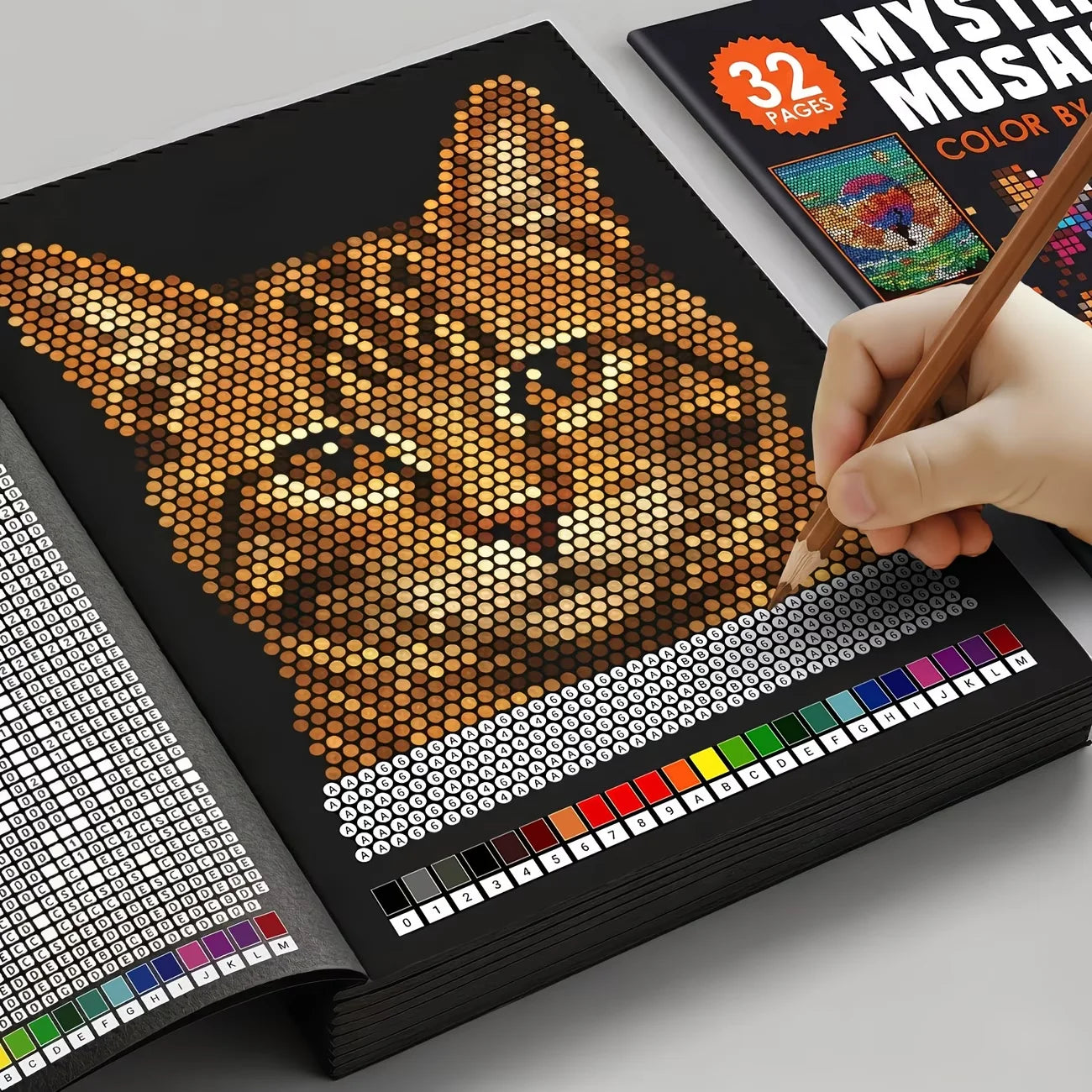 Mystery Mosaics Color by Number Coloring Book | Relax and Create