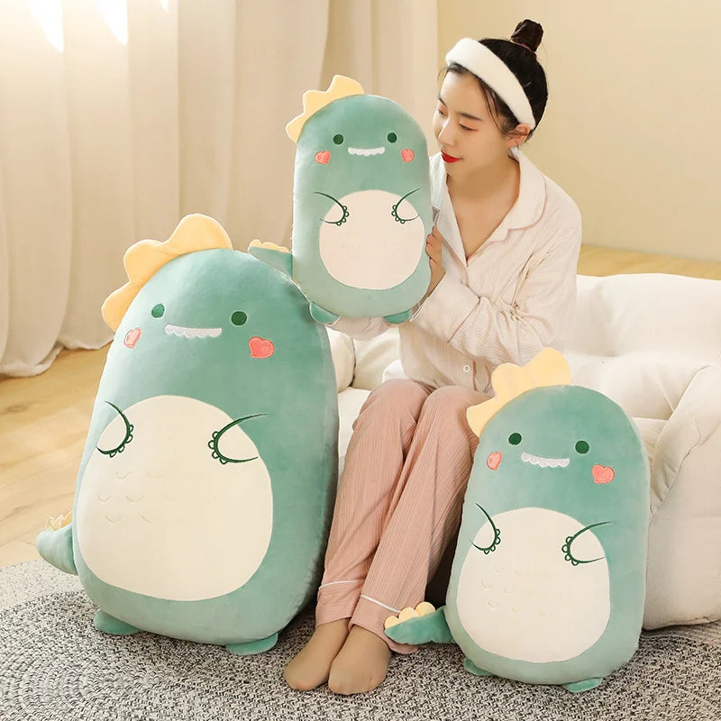 Kawaii Animal Plush Toy | Soft Dinosaur & Shiba Inu Pillows