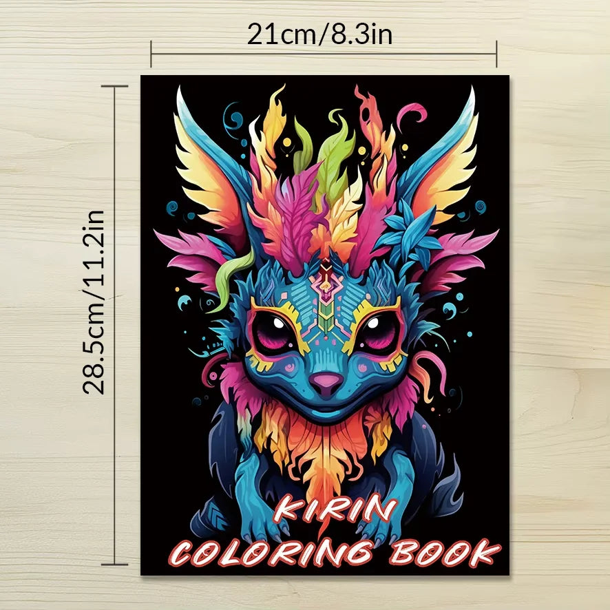 Magical Creatures Coloring Book | Stress Relief & Creativity