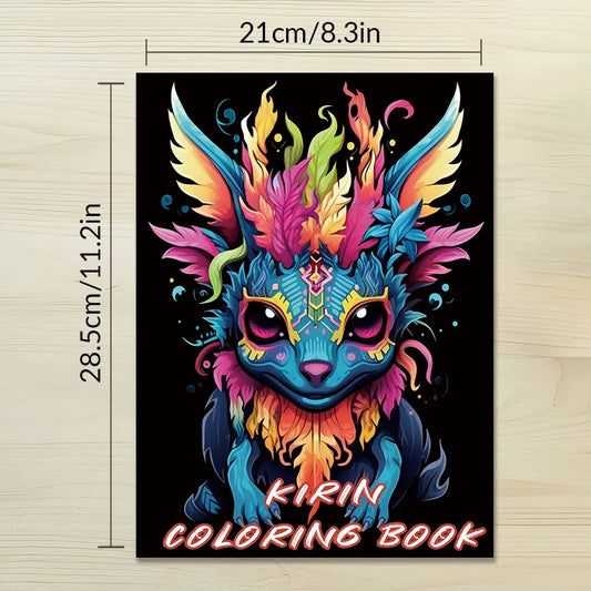 Magical Creatures Coloring Book | Stress Relief & Creativity
