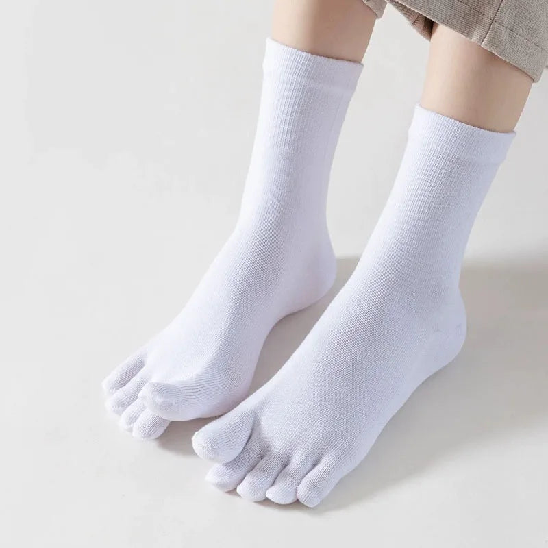 Compression Yoga Five Finger Socks for Women | Non-Slip Fitness Gear