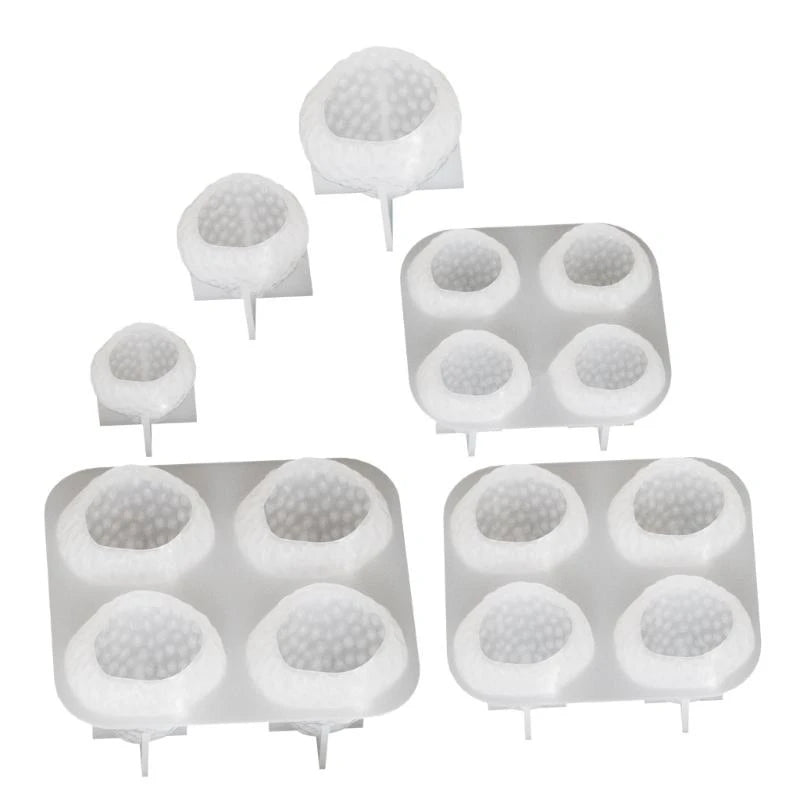 3D Strawberry Aromatherapy Candle Silicone Mold | DIY Gift Maker