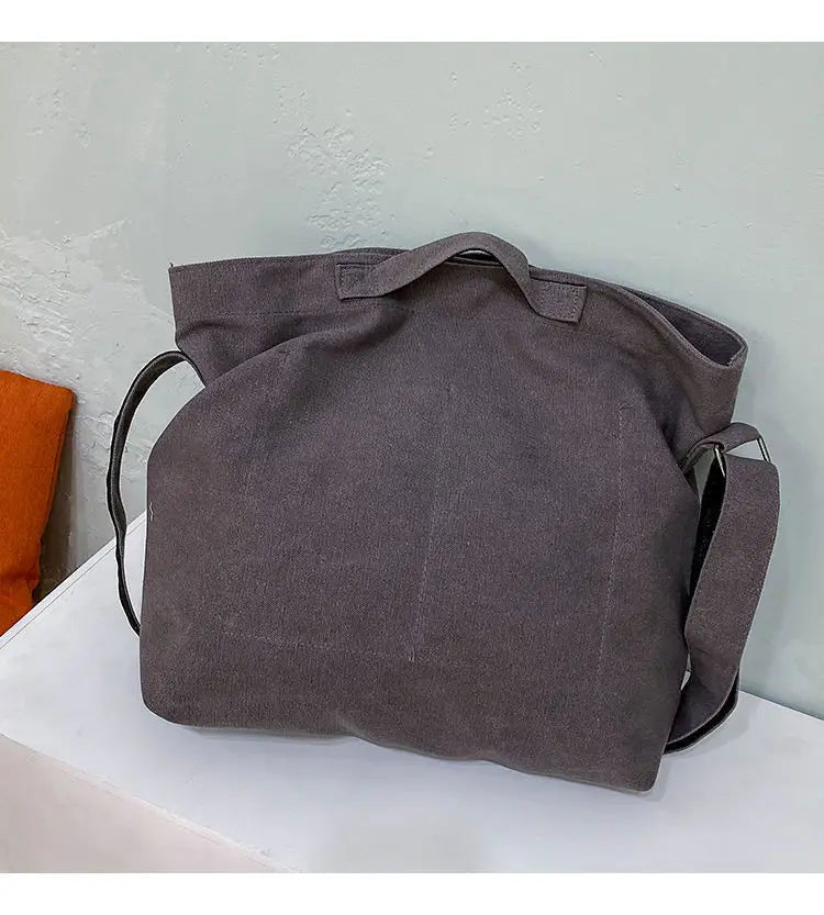 Stylish Women's Canvas Messenger Bag | Trendy Crossbody Handbag
