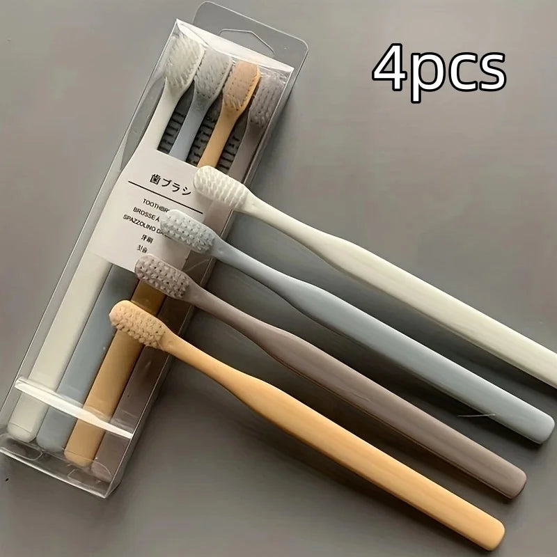 Eco-Friendly Soft Bristle Toothbrush Set for Travel & Hygiene