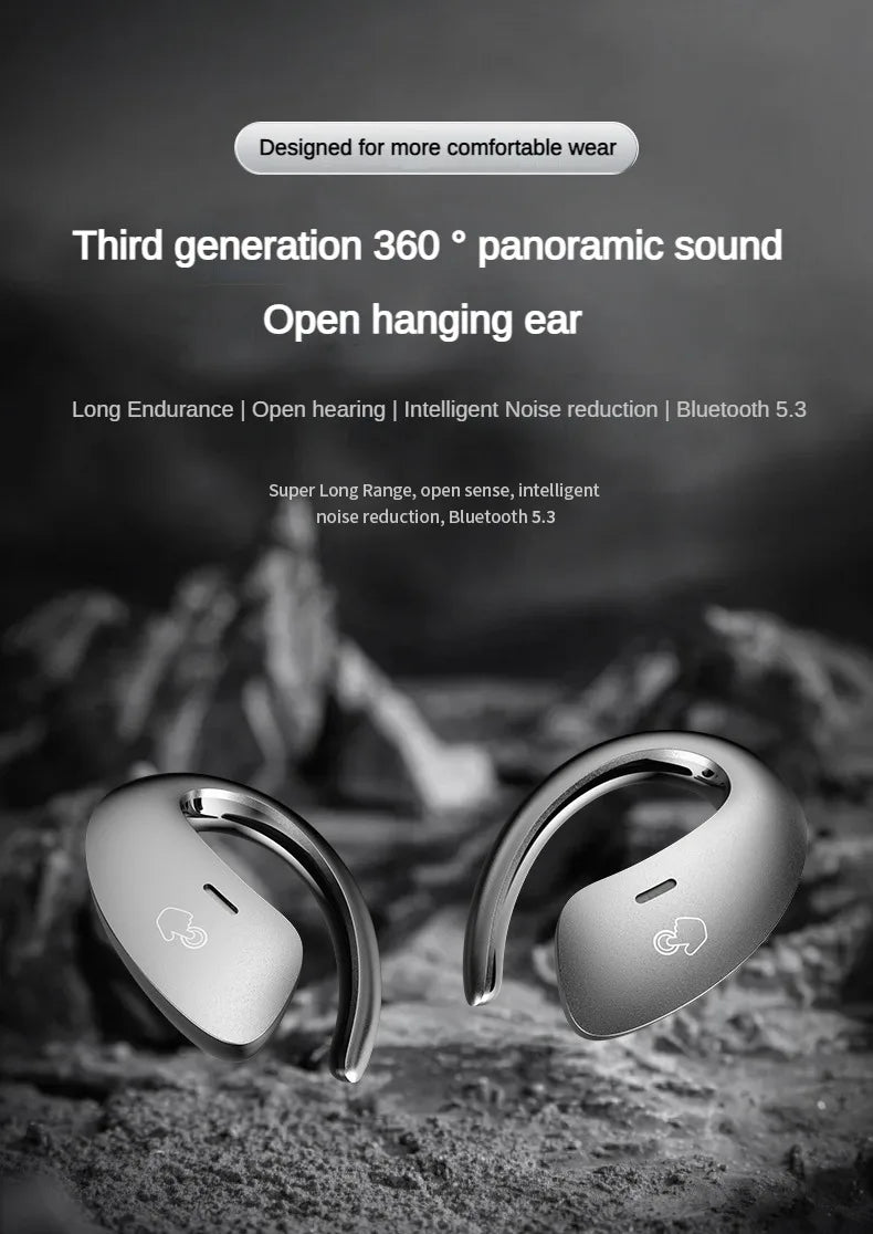 Bone Conduction Sports Bluetooth Headset | Waterproof Earbuds