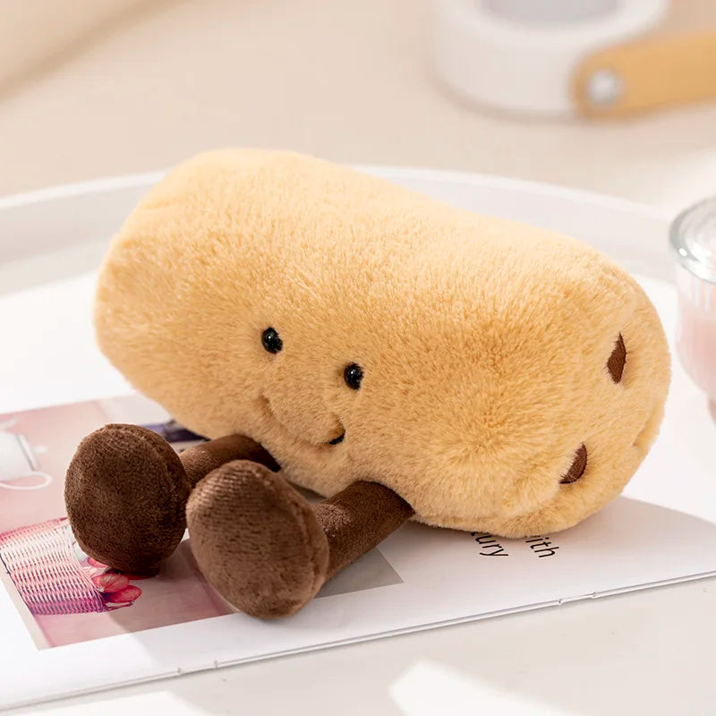 Cute Breakfast Egg Plush Pillow | Soft Food Doll Toy & Decor