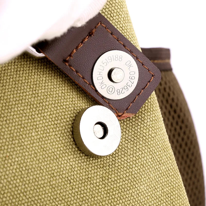 Multifunctional Canvas Chest Bag | Sleek Travel Companion