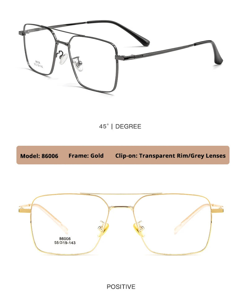 Men's Classic Polarized Clip-On Sunglasses | Retro Pilot Shades 2026