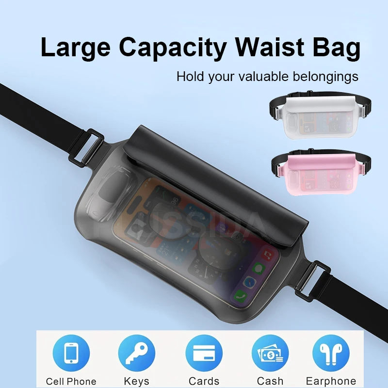Universal Waterproof Phone Pouch | Secure Beach & Swim Protection