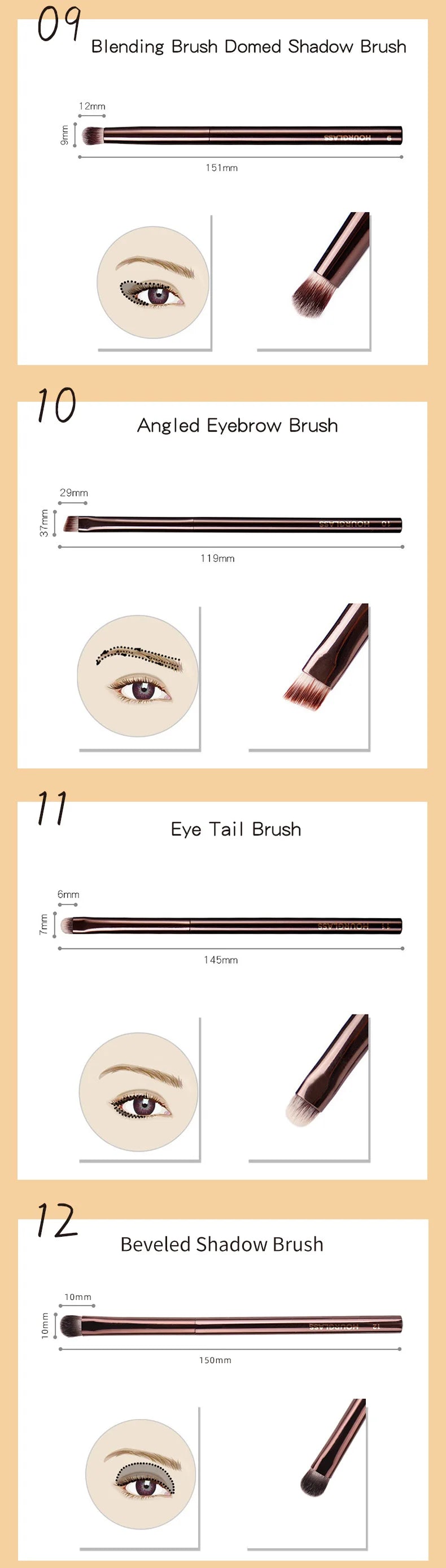 Versatile Makeup Brushes for Flawless Application | Powder, Blusher, More