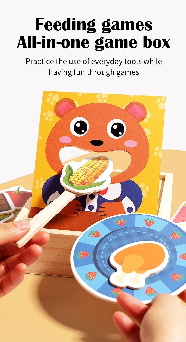 Parent-Child Teddy Bear Feeding Game | Fun Educational Toy
