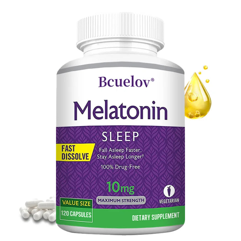 Melatonin 10 Mg Instant Capsules - Natural Sleep Aid
