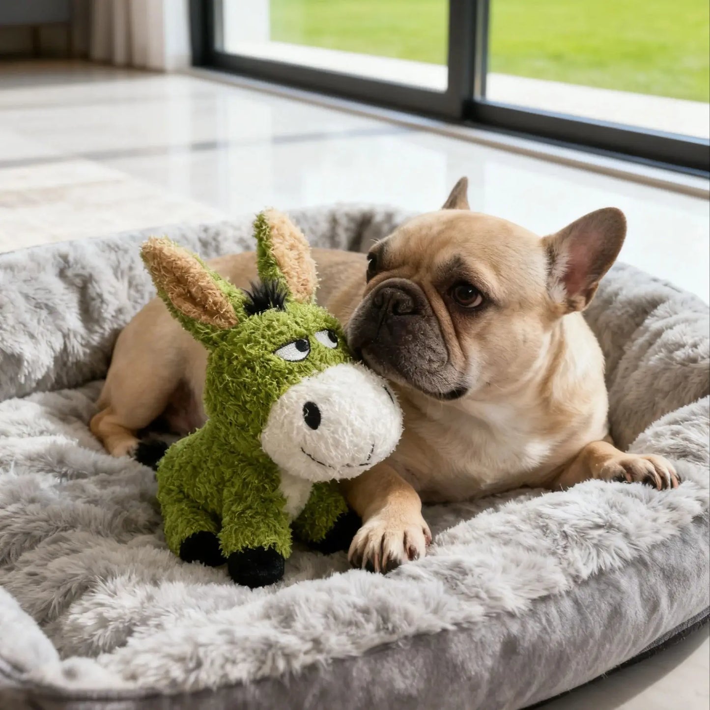 Chew-Resistant Interactive Plush Dog Toy | Comfort & Fun