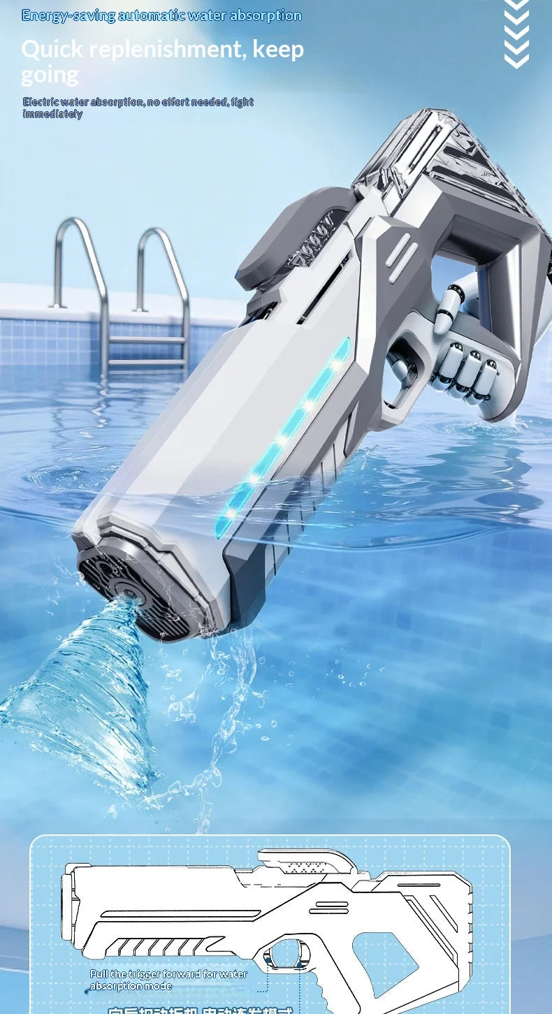 High-Pressure Electric Water Gun | Ultimate Summer Outdoor Toy