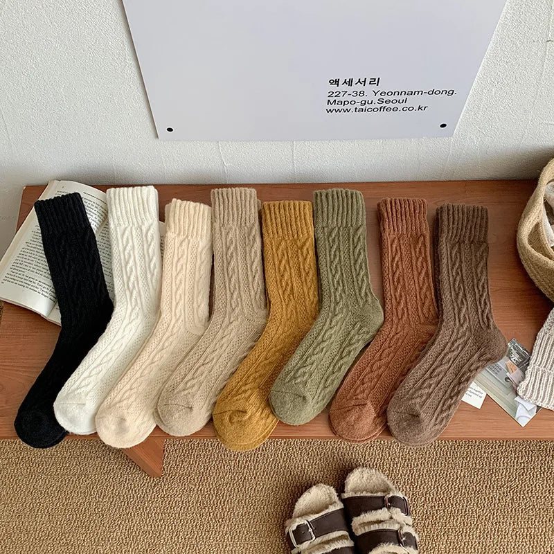 Women's Thicken Cashmere Wool Socks | Cozy Winter Essential