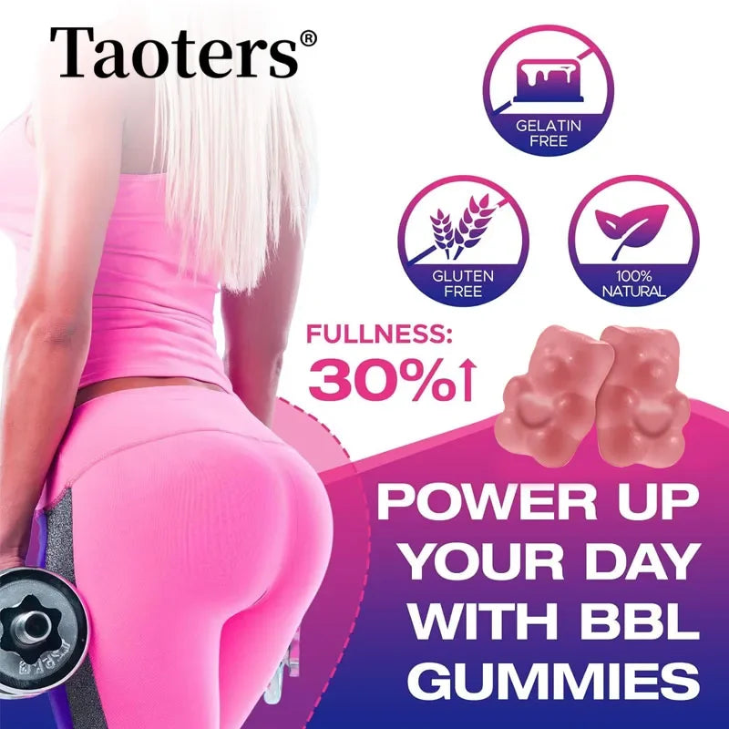 Buttocks Enlargement Gummies for Women | BBL-MAX Herbal Formula