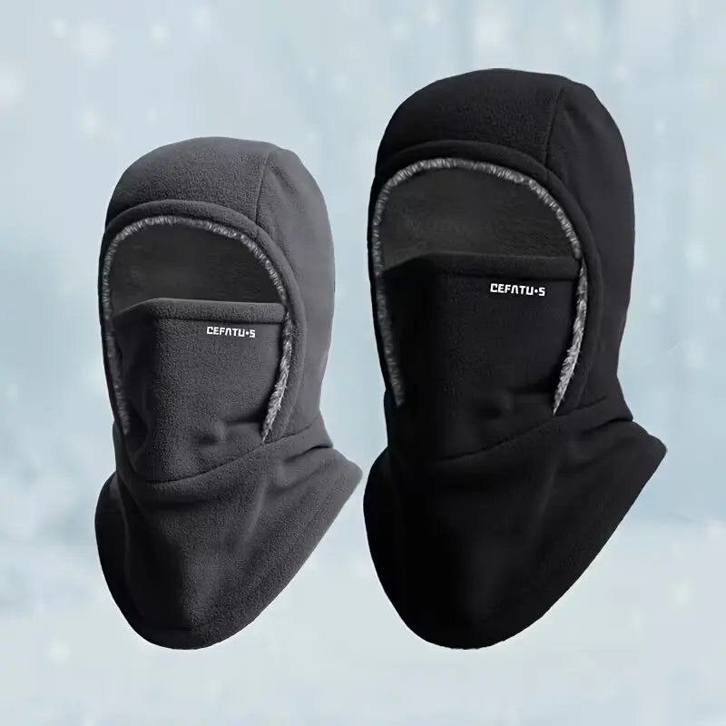 Unisex Fleece Balaclava Cycling Cap | Thick Warm Windproof Hood