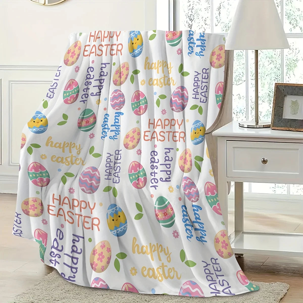 Easter Decorative Blanket | Soft Throw for Home & Gifts