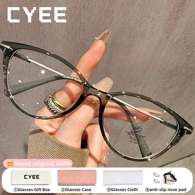 Stylish Women's Cat Eye Anti Blue Light Glasses | Prescription Ready