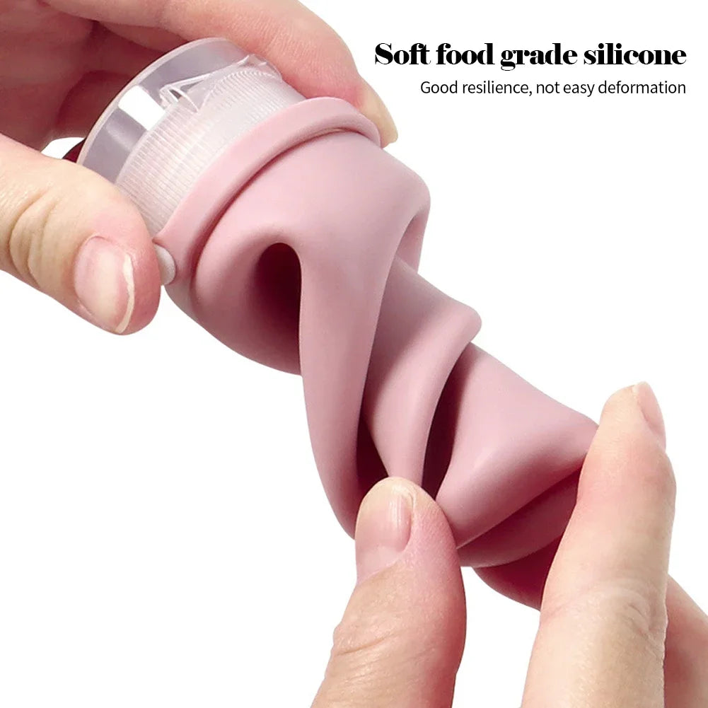 Silicone Travel Bottle Set | Leakproof Refillable Cosmetic Containers