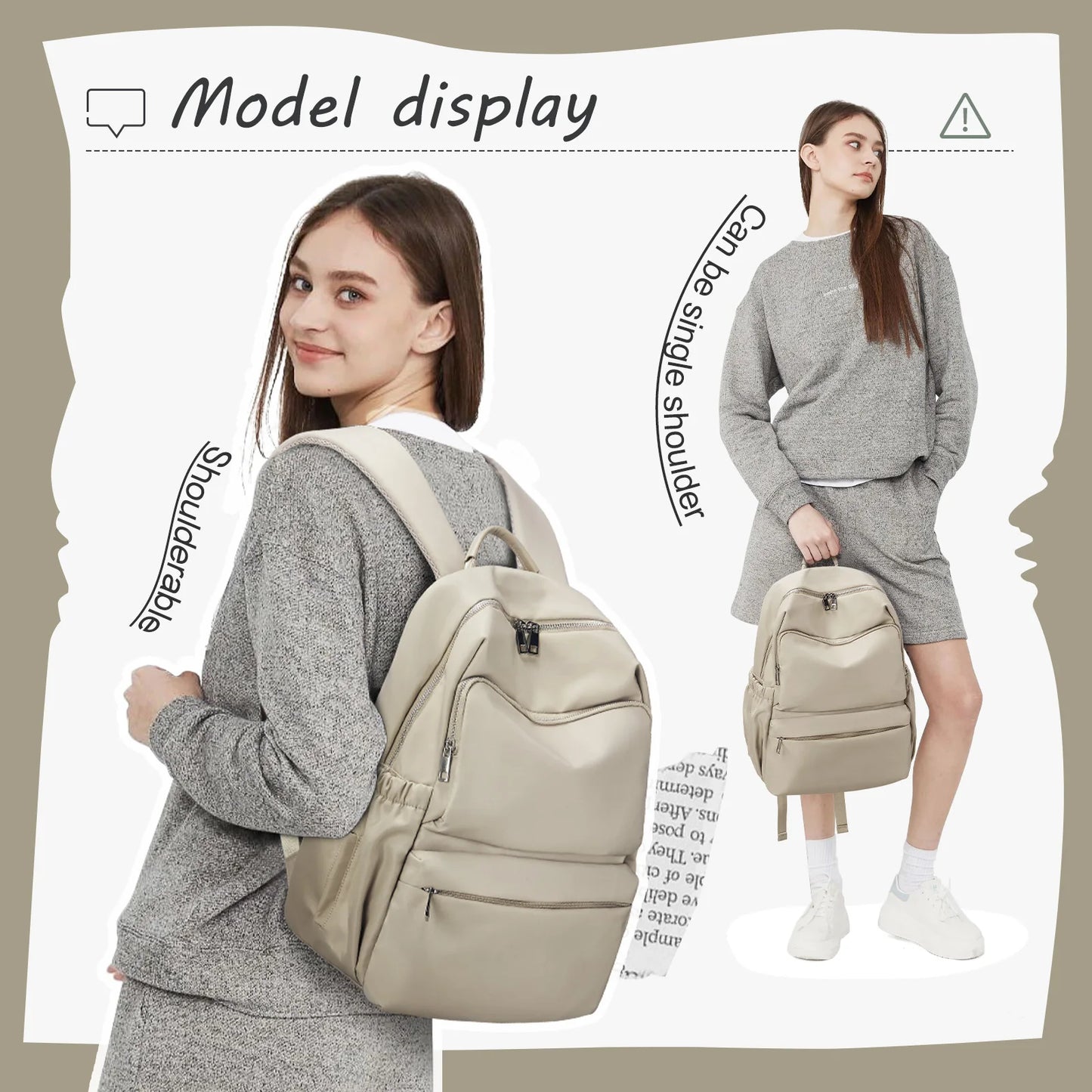 Women’s Short Distance Travel Backpack | Ideal for School & Travel