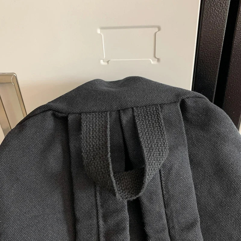 Vintage Washed Canvas Backpack | Stylish School & Travel Bag