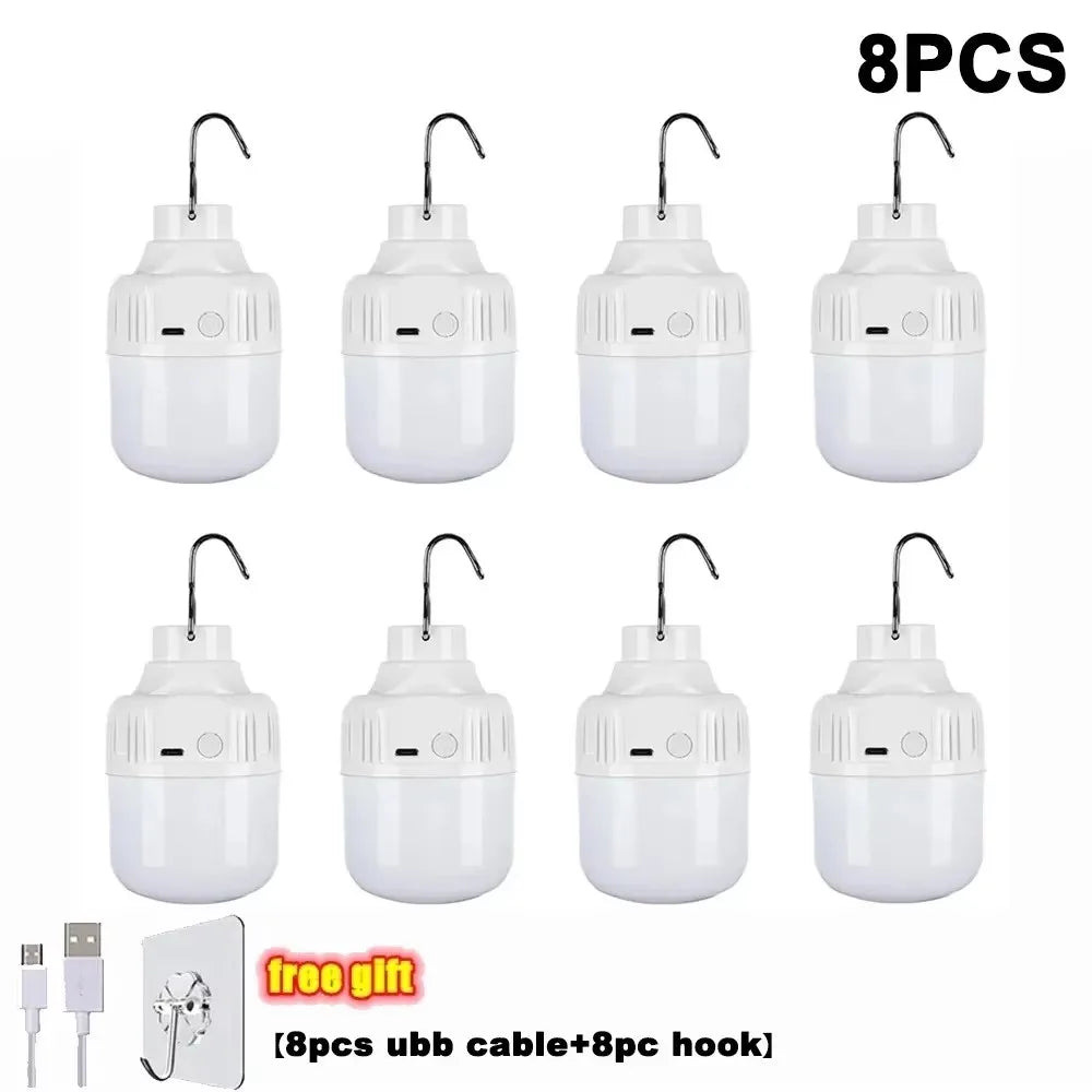 Linterna LED portátil para camping | Luz de emergencia recargable