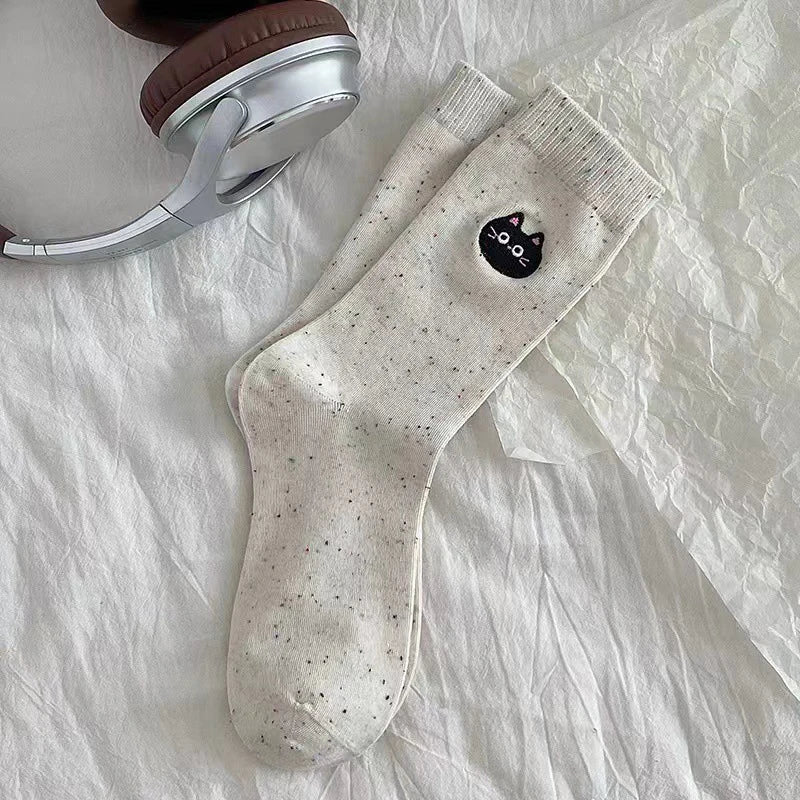 Calcetines de animales de gato de dibujos animados lindos Kawaii para mujer | Cómodos y con estilo