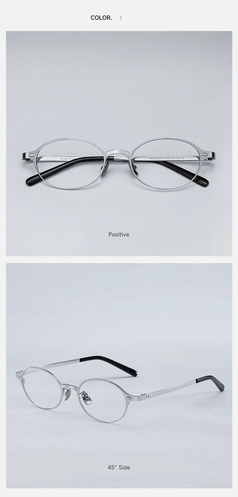 Oval Titanium Photochromic Sunglasses | Elegant Women's Eyewear