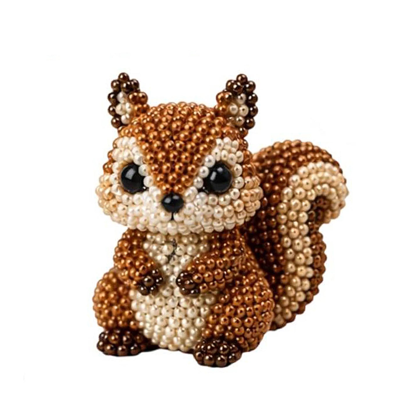 DIY 3D Animals Bead Craft Kit | Colorful Bead Embroidery Set